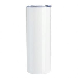 Wholesale White Sublimation Blanks 20oz 30oz Mug Stainless Steel <b>Double</b> <b>Wall</b> Skinny Straight Sublimation Tumbler - Product Image 2