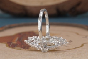Bague classique en or 14 carats avec diamant de laboratoire pour femme, bague de fiançailles solitaire en diamant synthétique, bijoux fins pour anniversaire de mariage - Product Image 6