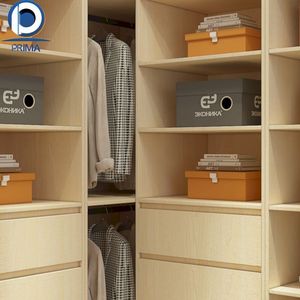 ระบบตู้เสื้อผ้าลามิเนตเมลามีนทนทานและตู้ HPL <span class=keywords><strong>ราคา</strong></span>ตรงจากโรงงานพร้อมการวางแผนพื้นที่ว่าง - Product Image 5