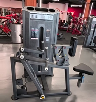 Appareil de musculation professionnel double fonction à charge par plaques en acier pour exercices de jambes, étirements, flexions et tonification musculaire, Modèle F1087