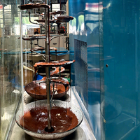 LST Nouveau design chocolat cascade machine à chocolat