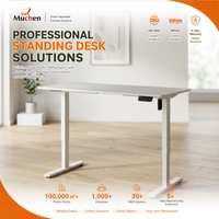 Bureau d'ordinateur électrique réglable en hauteur, moderne et silencieux, avec moteur en fer à 3 niveaux, durable, pour la maison et le bureau, nouveau design