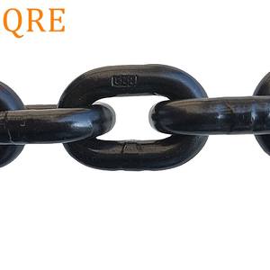 Chaîne de levage à crochet en acier allié galvanisé EN 818 G80, couleur noire, robuste, pour charges légères - Product Image 3