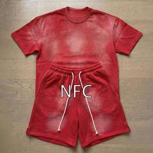 Camisetas de Algodón Grueso NFC 2026, Estilo Vintage con Estampado Y2K, Ropa Urbana de Alta Calidad, Estilo Hell, Proveedor ODM - Product Image 4