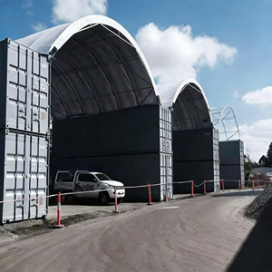 Bâtiments de type hangar 40x80 pour abri à sel pour moutons, couvertures de stockage d'engrais, structure de toit tendu - Product Image 6