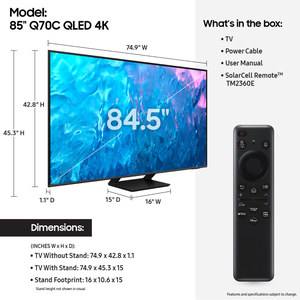 Tcl samsungs 100 75 65 inch LG 4K truyền hình hisnese 85 inch TV thông minh - Product Image 2