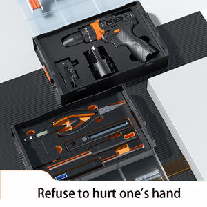 Nuevo hardware <span class=keywords><strong>para</strong></span> el hogar, taladro eléctrico, destornillador, cinta métrica, alicates de punta de <span class=keywords><strong>aguja</strong></span>, un kit de herramientas multitaladro, juego de reparación - Product Image 6