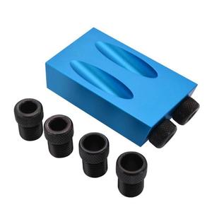 Slanted Hole Positioner 15 Degree M6 M8 M10 All Metal Woodworking <b>Drilling</b> <b>Guide</b> Carpentry Tool - Product Image 3