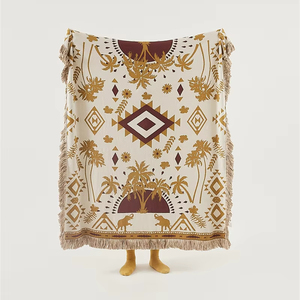 New Arrival dệt kim chăn cho trang trí nội thất cho trang trí nội thất <span class=keywords><strong>clsg</strong></span> - Product Image 1