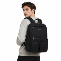 Bolsa de Negocios Organizada y Duradera con Múltiples Bolsillos, con Funda para Carro, Resistente al Agua, Mochila para Portátil Oxford