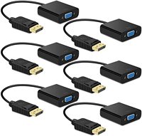   (DP) naar VGA-adapter Verguld naar VGA-adapter (mannelijk naar vrouwelijk) voor computer, desktop, laptop