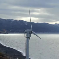 Éolienne à axe horizontal à commande électrique 10 kW, 30 kW, 50 kW, 100 kW, 200 kW, 1 MW, 3 MW, 5 MW, 10 MW