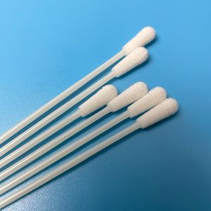 145mm Langer Nylon-Beflockter Abstrichstäbchen SGS-Zertifizierung Großer Stabiler Kunststoffstab für Forensische Untersuchungen und Abstammungstests - Product Image 1
