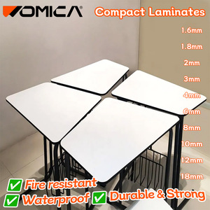 Tablero Laminado Compacto HPL Ignífugo Moderno Womica <span class=keywords><strong>para</strong></span> Oficina, Escritorio Multifuncional <span class=keywords><strong>para</strong></span> Computadora, Mesa <span class=keywords><strong>Formica</strong></span> - Product Image 4