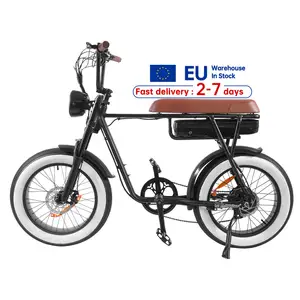 Bicicleta eléctrica de montaña, bici híbrida con suspensión delantera, llanta ancha, 48v, 1000w, almacén europeo