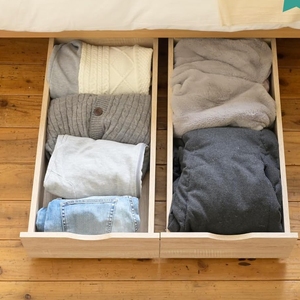 Cajón de almacenamiento debajo de la <span class=keywords><strong>cama</strong></span> de madera, paquete de 2, organizador de almacenamiento de zapatos debajo de la <span class=keywords><strong>cama</strong></span>, cajón <span class=keywords><strong>con</strong></span> <span class=keywords><strong>ruedas</strong></span>, caja de almacenamiento para ropa y zapatos - Product Image 4