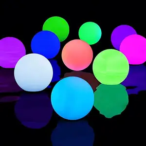 Hot Remote Control Waterproof Ball Garden Pool Light Floating 16 Colors Led 3d Moon Lamp