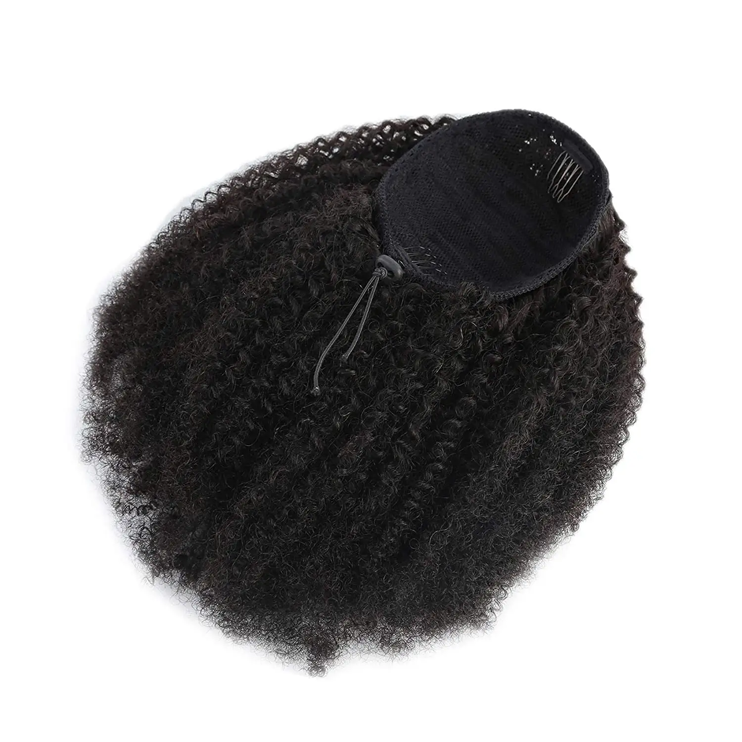 2020 New style 100g no smell no shedding black wigs clip ins bundles kinky curly