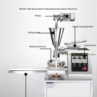Machine automatique commerciale pour la fabrication de raviolis, baozi, siomai, shaomai, shumai - 500-3000 pièces/h 220V/380V 2.4kW