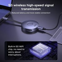 Émetteur USB C sans fil magnétique UGREEN, récepteur HD-MI, USB C vers HD-MI 1080P 60Hz, transmission 5G pour la diffusion de vidéo et d'audio