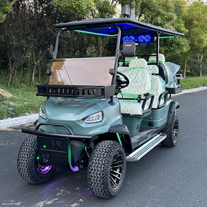 HKBG 2025 Nuevo Diseño Carro de Golf de Alta Calidad con Opción de Batería de 48V, 7-8 Asientos, Alcance de 70-90km, Acero Reforzado, Nuevo Diseño 2025 - Product Image 2