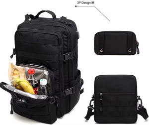 Sac à dos tactique 3-en-1 isotherme avec compartiments détachables – Offre Spéciale - Product Image 2