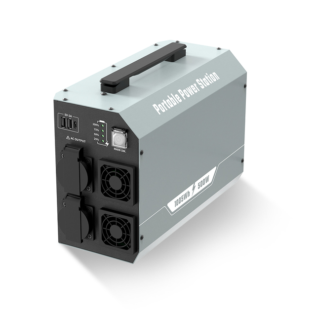 Long Life 8000 Cycles High-frequency Use Built-in Large-form LiFePO4 Cell Portable Power Station 500w