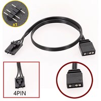 Câble de synchronisation ARGB RGB, adaptateur 3 broches vers 4 broches pour le contrôle de l'éclairage de la carte graphique, ordinateur PC