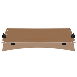 Pare-brise rabattable Tawny 4 mm 5 mm pour voiturette de golf EZGO TXT - Product Image 3