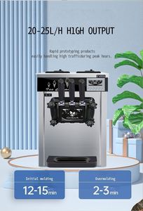 Potente Máquina Comercial <span class=keywords><strong>para</strong></span> <span class=keywords><strong>Hacer</strong></span> Helados de 20L-25L/H, Compresor de Acero Inoxidable <span class=keywords><strong>para</strong></span> Catering de Alto Volumen, Compatible con Leche y Agua - Product Image 5