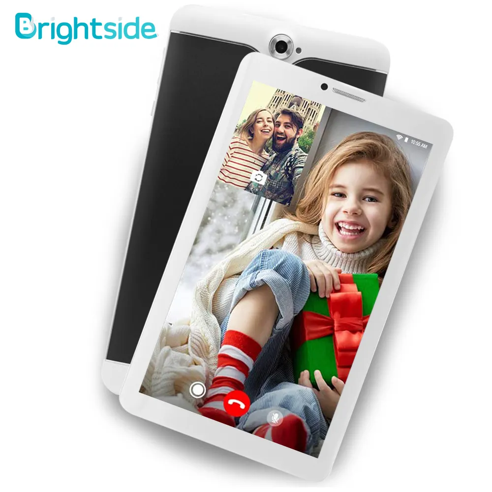 Brightside unlock tablet with simcard good signal mtk cpu 7 inch sim tablet 2 in 1 calling tablet phone