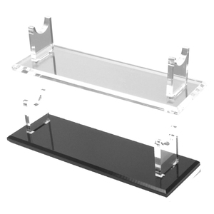 Présentoir à Épée Simple En Acrylique Transparent 6.75x24x7.95cm - Support Katana Et Armes De Collection