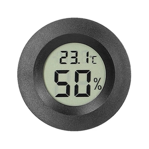 Mini Termómetro Higrómetro Electrónico Redondo, Higrómetro Digital LCD para Interiores, Medidor de Temperatura y Humedad, Artículos para el Hogar - Product Image 2