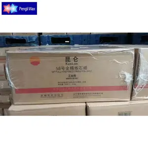 China Lieferanten Paraffin Bulk Voll halb raffinierte Parafina 58/60 Kunlun Großhandels preis Paraffin wachs für die Kerzen herstellung