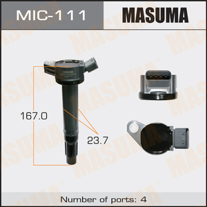 MIC-111 masuma อะไหล่รถยนต์อื่นๆคอยล์จุดระเบิดสำหรับโตโยต้า Alphard RAV4และ Lexus 90919-A2002 90919-A2004อะไหล่เครื่องยนต์อัตโนมัติ - Product Image 2