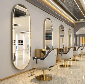 Specchio da Parete Moderno di Alta Qualità Eco-Friendly con LED per Salone di Bellezza, Barbiere, Soggiorno - Product Image 1