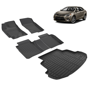 Tapetes de Lujo Impermeables TPE para Maletero y Tapetes de Piso 3D para Toyota Corolla Sedán 2014-2019 E160 - Product Image 2