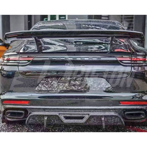 Difusor Trasero de Fibra de Carbono Seca para Porsche Panamera 971 971.1 971.2 2017-2023 - Product Image 3