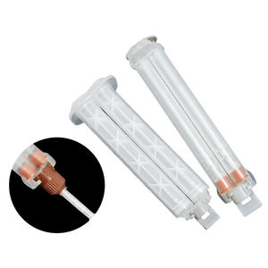 छोटी क्षमता के लिए एक प्लास्टिक मैनुअल पुश प्लास्टिक ट्यूब, 5 मिलीलीटर, 14 मिलीलीटर, पीपी प्लास्टिक राउंड मुंह, 1:1 छोटे रबर सिलेंडर - Product Image 2