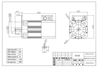 Système 2 axes de contrôleur de tour de marque SZGH avec servomoteur 3.8kw et pilote cnc kit complet système de Solution