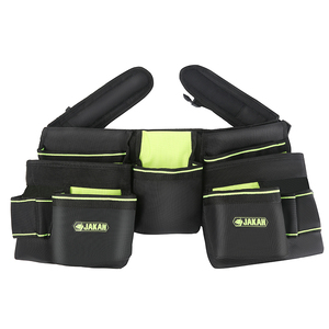 Bolsa de cintura ajustable <span class=keywords><strong>Portaherramientas</strong></span> magnético Cinturón duradero para hombres Carpinteros y artesanos HL008 con logotipo OEM y de goma - Product Image 6