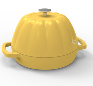 Utensilios de cocina de hierro fundido esmaltado, Horno Holandés, olla grande para calabaza, olla para pan, Horno Holandés de hierro fundido esmaltado - Product Image 2