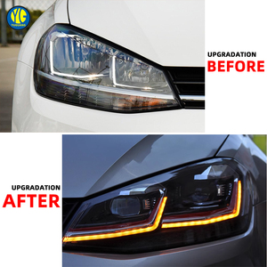 YU GUANG Fari Anteriori per VW Golf MK7 2013-2020 Accessori Auto Aggiornamento Gruppo <span class=keywords><strong>Faro</strong></span> a Led GTI Mk7 con DRL - Product Image 3