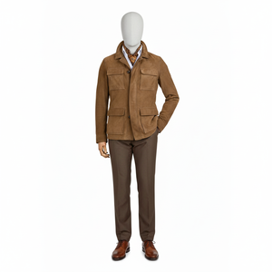 High Quality <b>Men</b> Suede Maroon Leather 2025 <b>Men</b> Slim Fit Winter Fashion Design Real Leather <b>Jacket</b> - Product Image 1