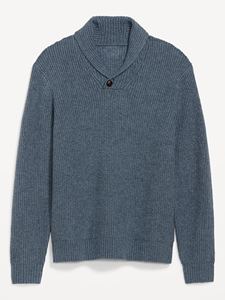 Pull en tricot à col châle pour homme, vêtement à la mode, personnalisé, texturé, taille Plus, OEM - Product Image 4