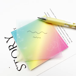 Juego de notas adhesivas de papel de sulfato Premium personalizadas al por mayor, bonitas notas adhesivas autoadhesivas de alta calidad con Bonitos colores - Product Image 6