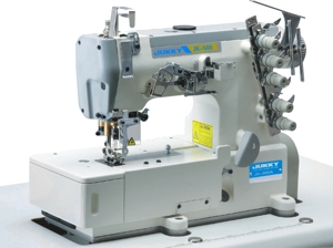 JK500A High-Speed Interlock Sewing Machine Flat-bed Machine <b>Body</b> Double-decoration Sewing JUKKY INDUSTRIAL SEWING MACHINE - Product Image 3