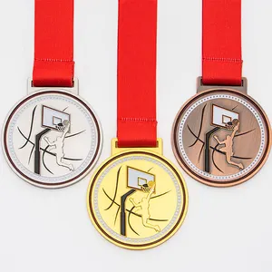 Exquisite Technical Basketball Acrylic, Gymnastics Bike Medal Award Souvenir Metal Medal/