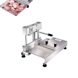 Máquina Cortadora de Carne Automática de Acero Inoxidable, Cortadora Manual de Chuletas de Cerdo y Patas de Cerdo con Motor Central, Máquina para Cortar Huesos - Product Image 2