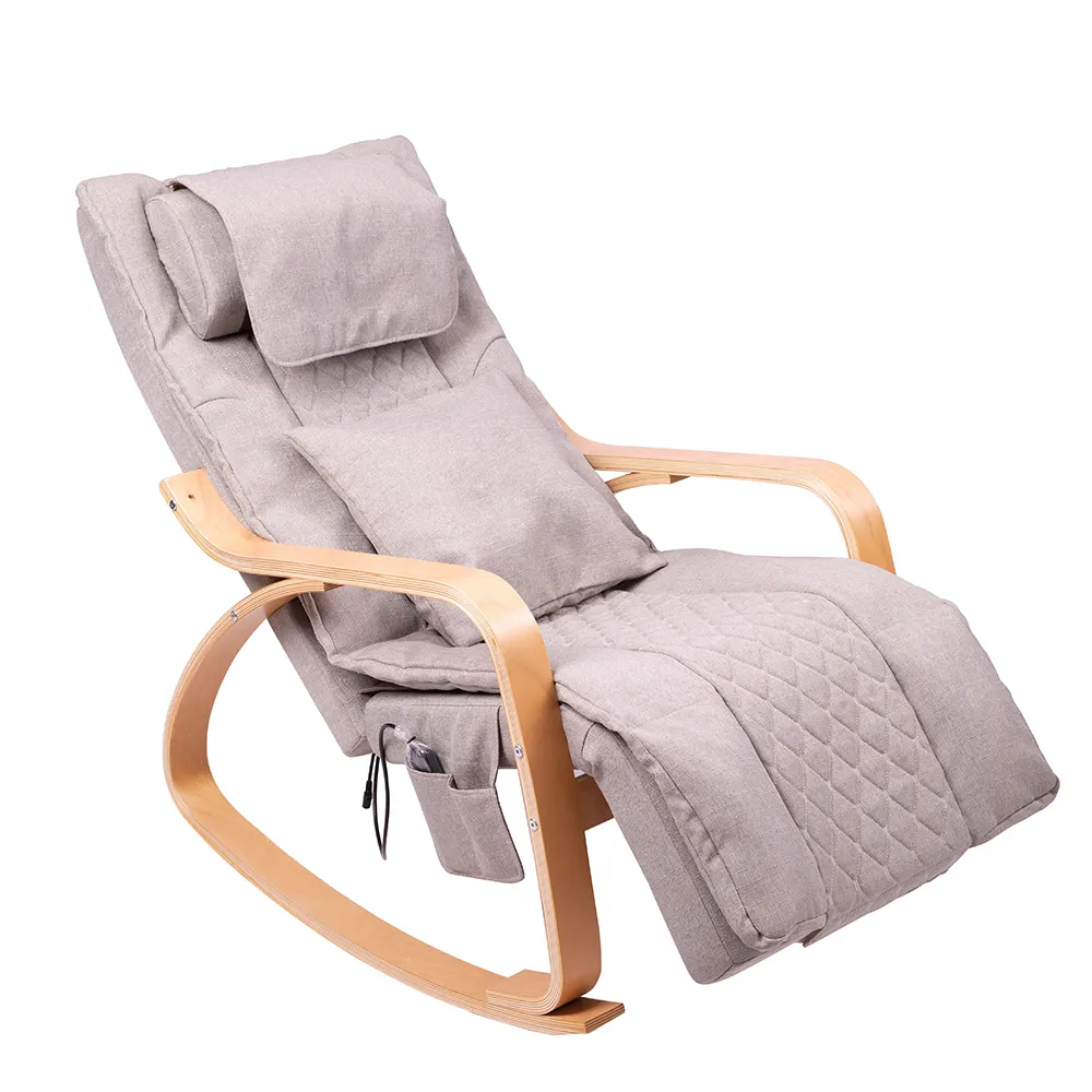 Freizeit Liegendes Heim-und Büro massage sofa 3D Schaukel YJ-657 e Holz möbel Fuß Faltbarer Recliner Lounge Massage stuhl